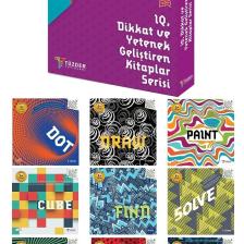 IQ Dikkat ve Yetenek Geliştiren Kitaplar Serisi Seti Level 1-2-3 (9 Kitap Takım) 5+ Yaş