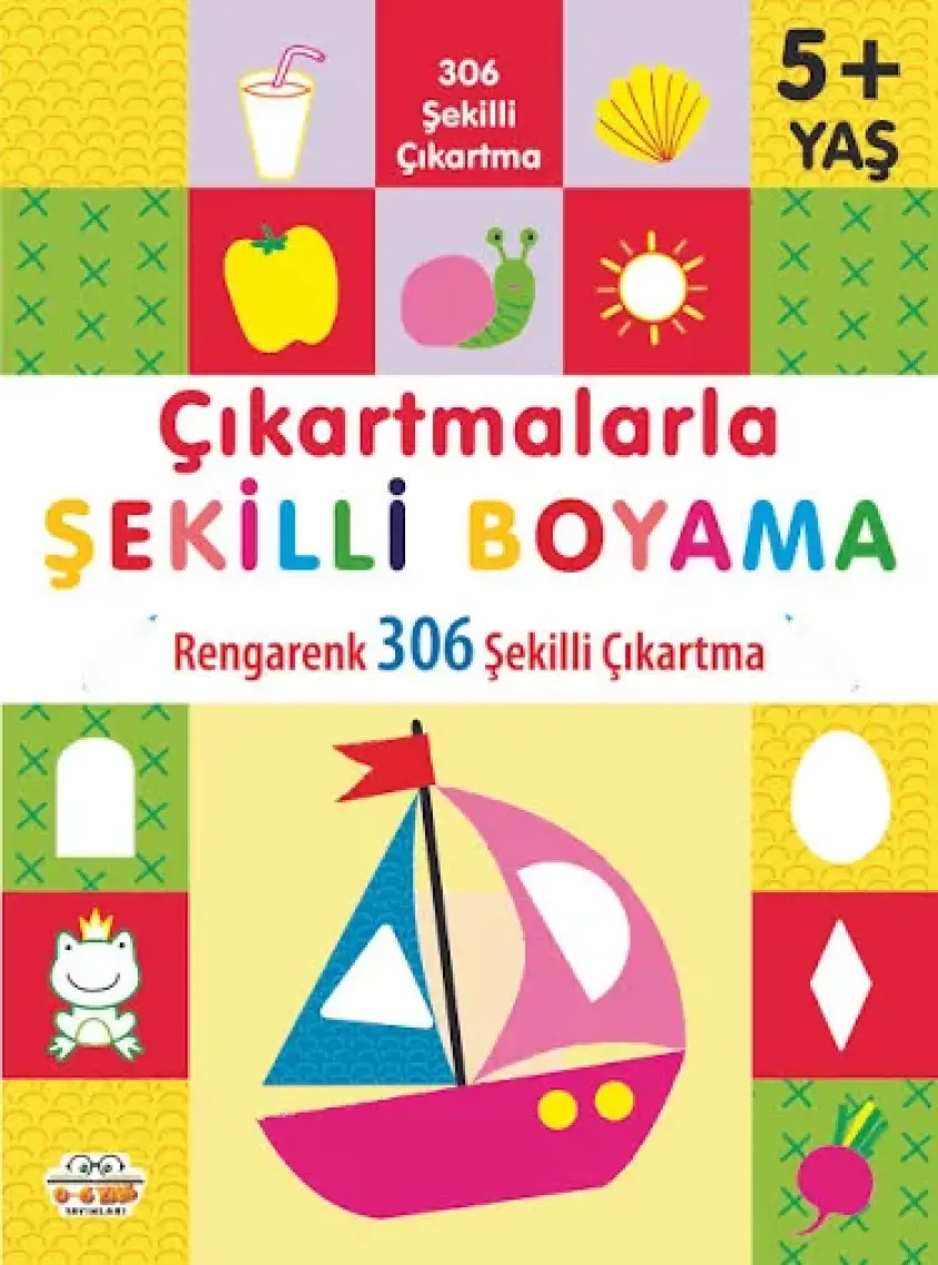 0-6 Yaş Yayınları Çıkartmalarla Şekilli Boyama – 5 Yaş Üstü