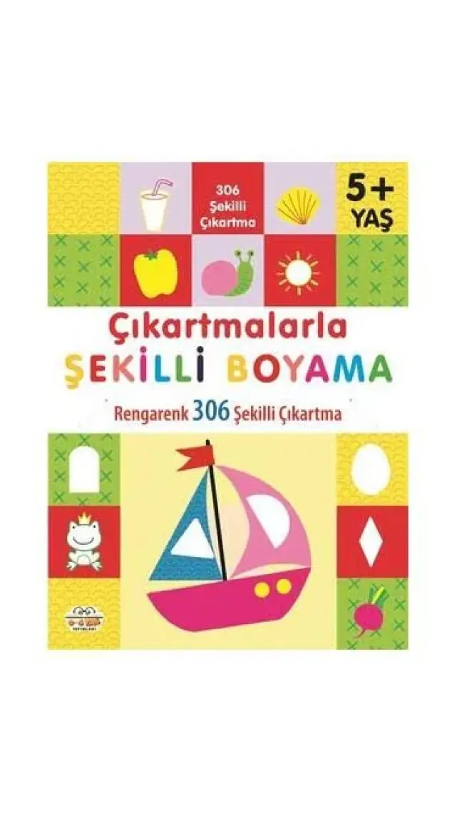 0-6 Yaş Yayınları Çıkartmalarla Şekilli Boyama – 5 Yaş Üstü