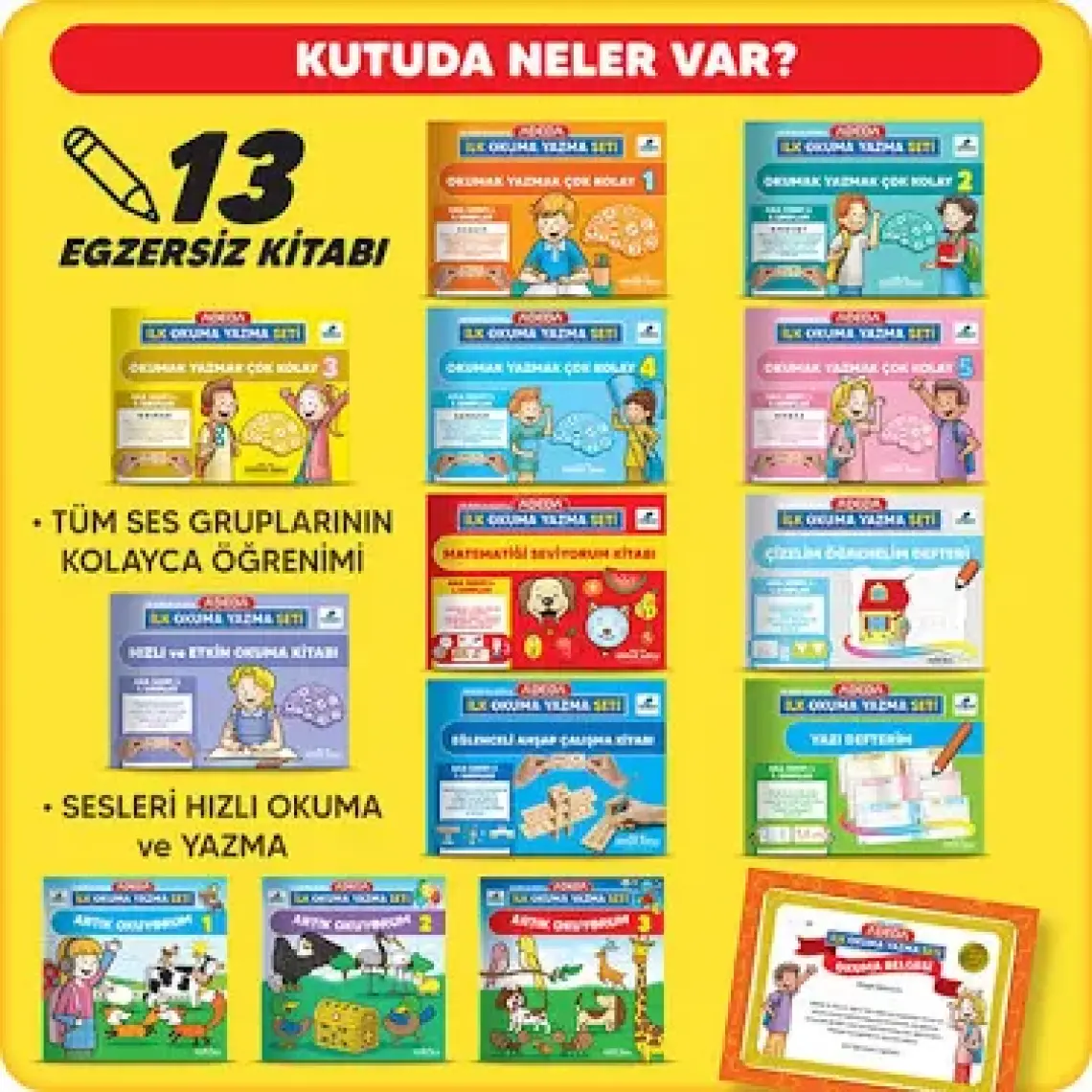 Adeda Yayıncılık Adeda İlk Okuma Yazma Seti