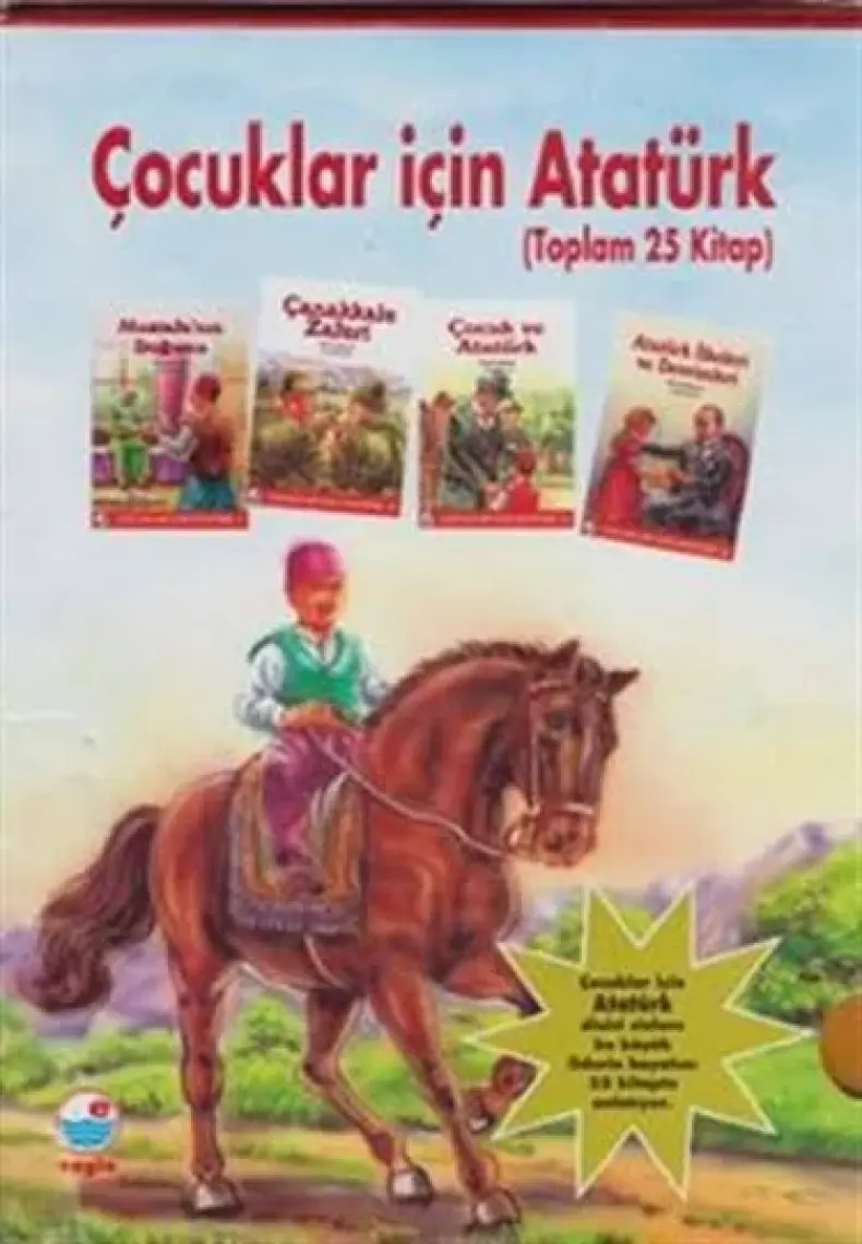 Çocuklar İçin Atatürk (25 Kitap Takım) - Mehmet Hengirmen