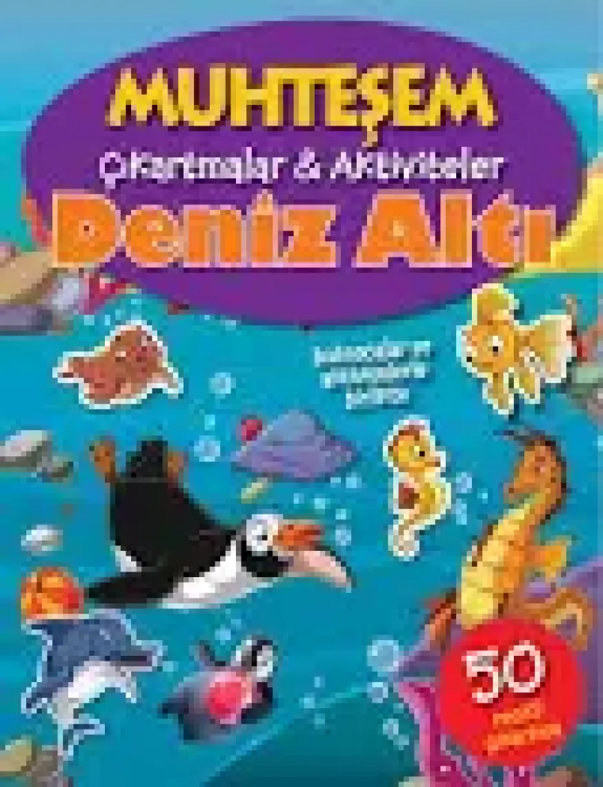 Muhteşem Çıkartmalar Aktiviteler Deniz Altı