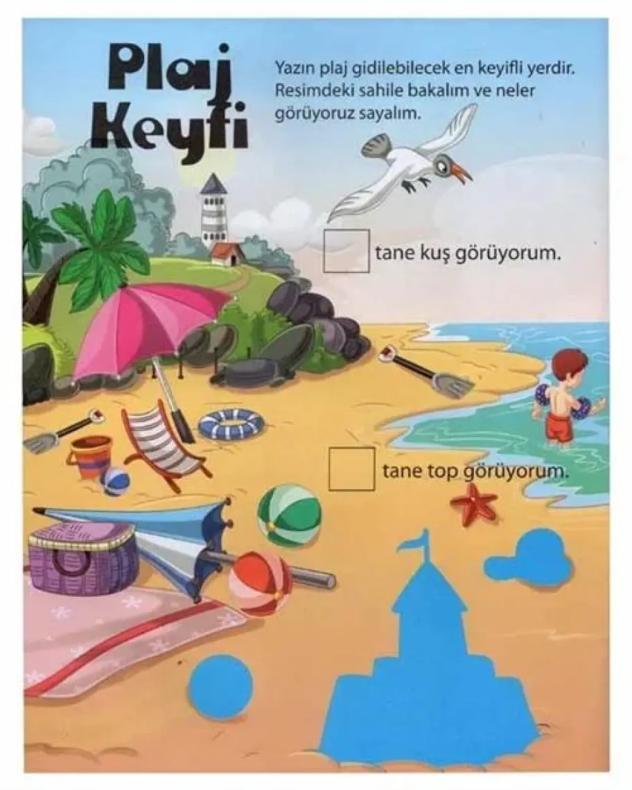 Muhteşem Çıkartmalar Aktiviteler Deniz Altı