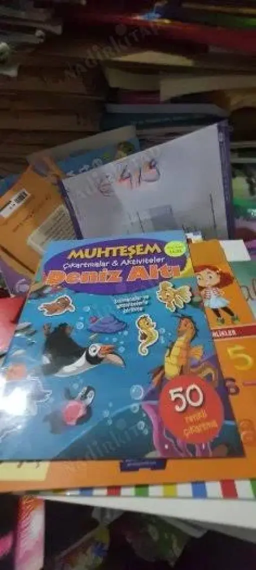 Muhteşem Çıkartmalar Aktiviteler Deniz Altı