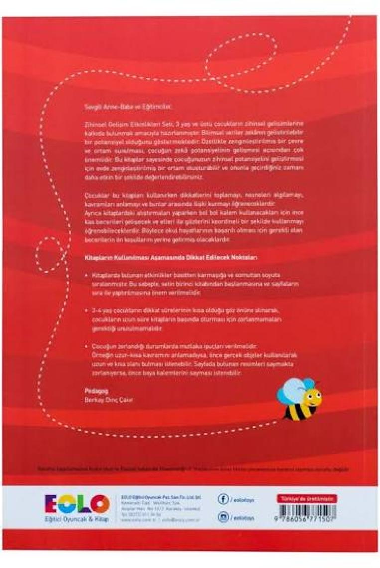 2+ Yaş Zihinsel Gelişim Etkinlikleri – Seviye 2 - Berkay Dinç Çakır