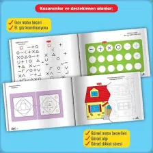Adeda Yayıncılık Dikkatli Çizgiler Okuldan Önce Serisi 3 Kitap Set