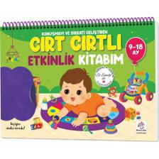 Psikolog Onaylı Cırt Cırtlı Keçeli Etkinlik Kitabı - 0-2 Yaş için Eğitici Kitap (9-18 Ay)