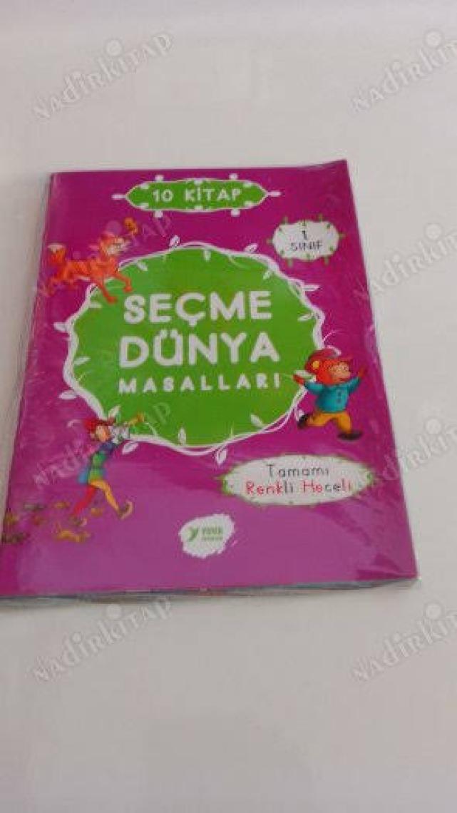 Yuva Yayınları Seçme Dünya Masalları Renkli Heceli 1.Sınıf 10 Kitap