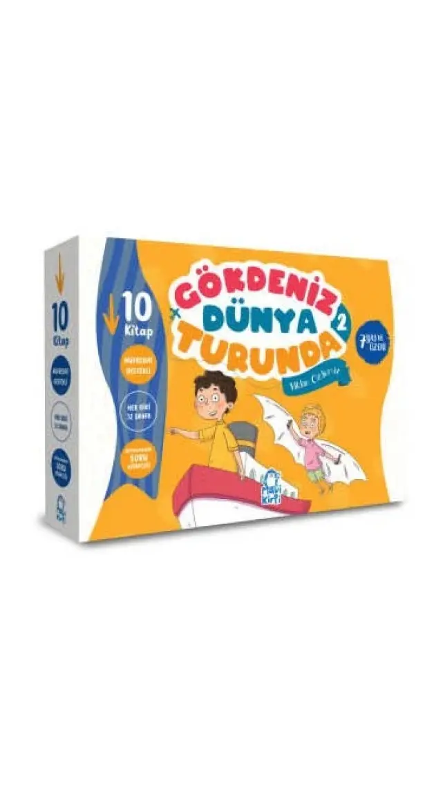 Gökdeniz Dünya Turunda 2 - 2. Sınıf Okuma Seti (10 Kitap) - Vildan Özdemir