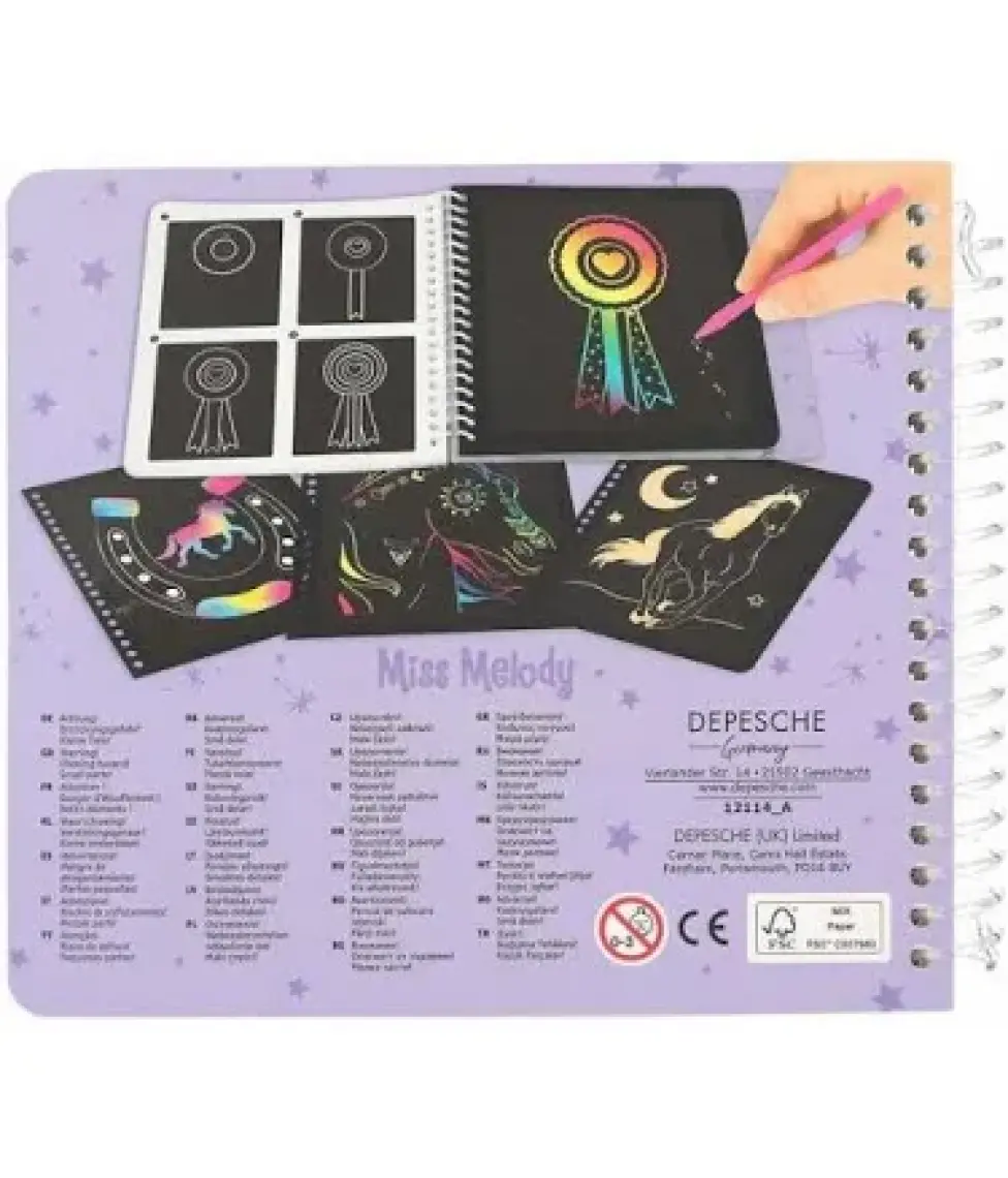 Top Model Miss Melody Mini Magic Scratcher Tasarımcısı 0412114