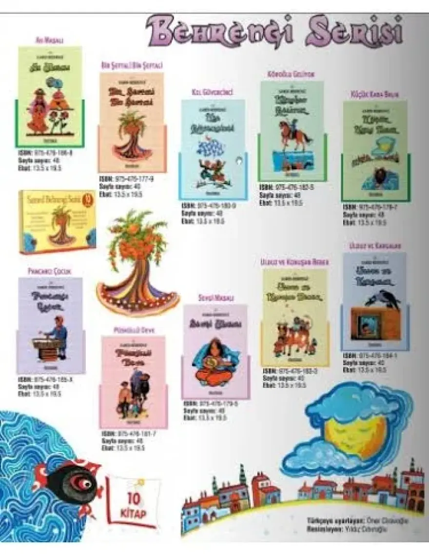 Samed Behrengi Öykü Seti (10 Kitap Takım) - Samed Behrengi
