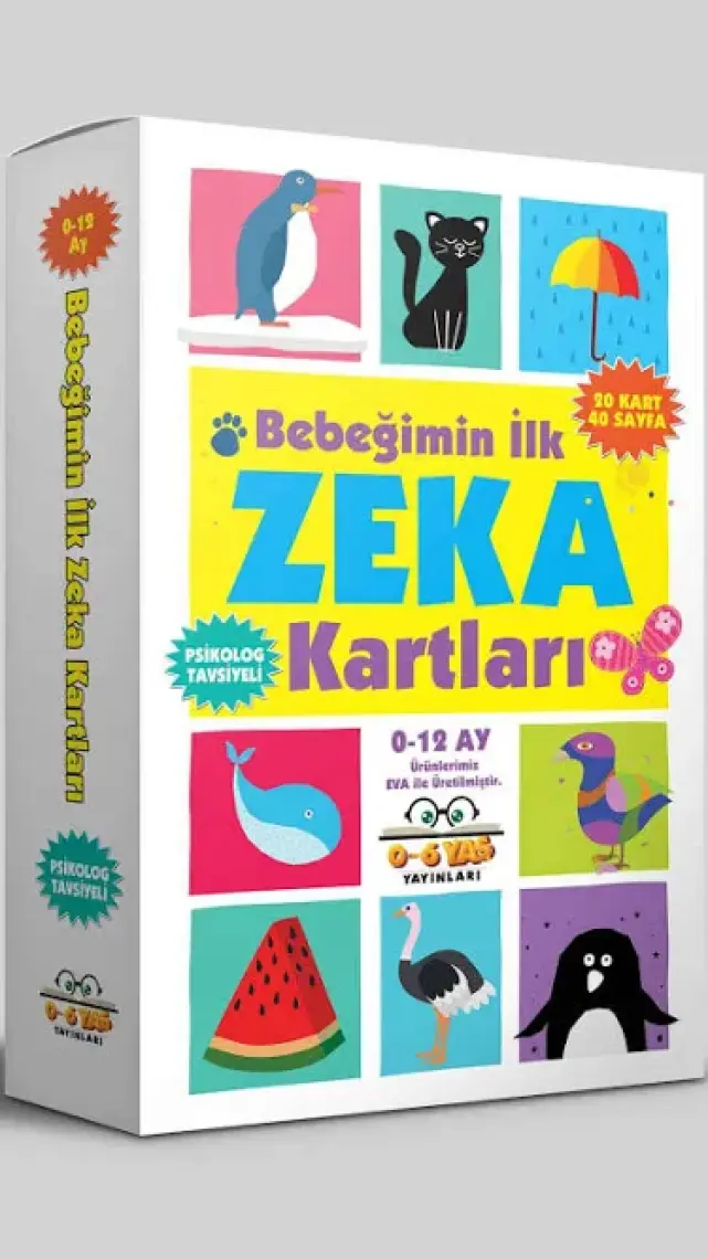 0-6 Yaş Yayınları Bebeğimin İlk Zeka Kartları / 0-12 Ay -