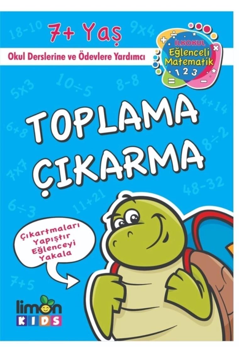 İlk Okul Eğlenceli Matematik Çıkartmalı Toplama Çıkarma