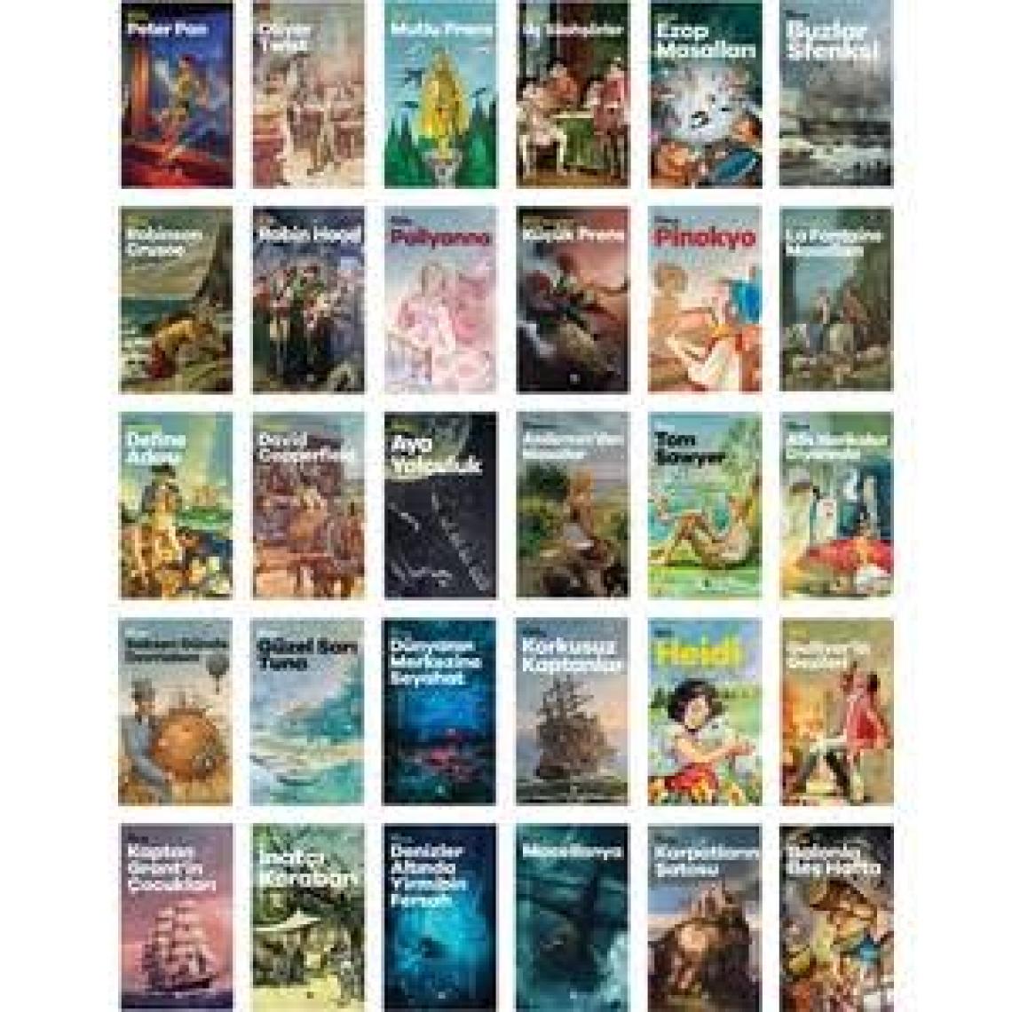 Halk Kitabevi Büyük Çocuk Klasikleri Seti - 30 Kitap