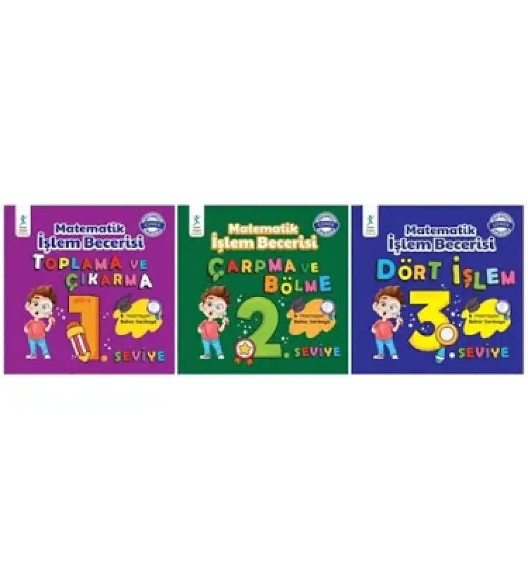 Matematik Işlem Becerisi Seti 3 Kitap - Bahar Sarıkaya