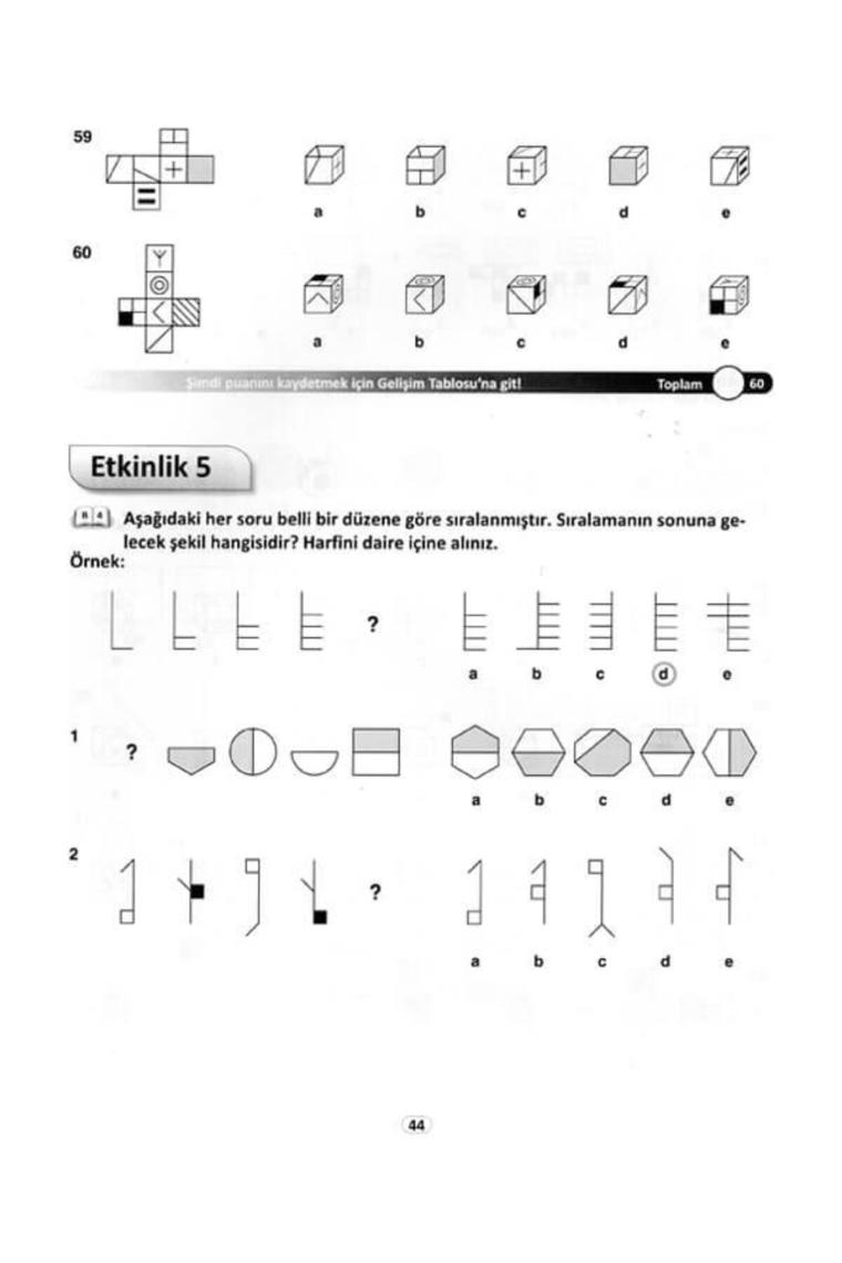 Değerlendirme ve Geliştirme / B (11 - 12 Yaş 2. Kitap, 408 Etkinlik) / Dikkat – Zekâ & Bilişsel ve Düşünsel Beceriler - Nic Morgan