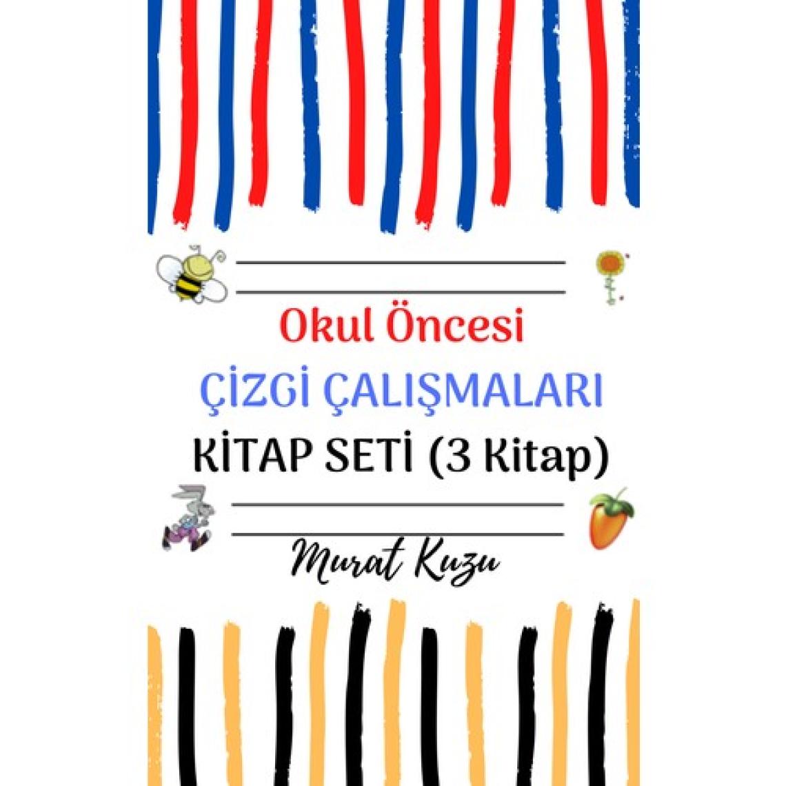 Enine Boyuna Eğitim Okul Öncesi Çizgi Çalışmaları Kitap Seti (3 Kitap)