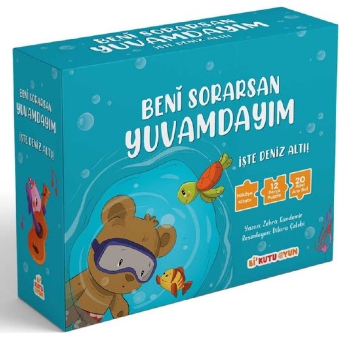 Beni Sorarsan Yuvamdayım - İşte Deniz Altı! - Kitap ve Yapboz Seti - Zehra Kandemir