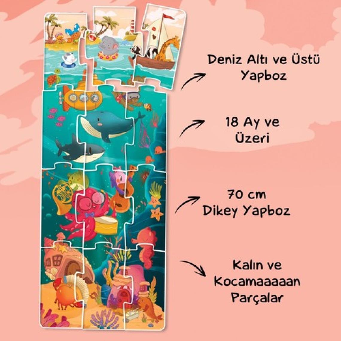 Beni Sorarsan Yuvamdayım - İşte Deniz Altı! - Kitap ve Yapboz Seti - Zehra Kandemir