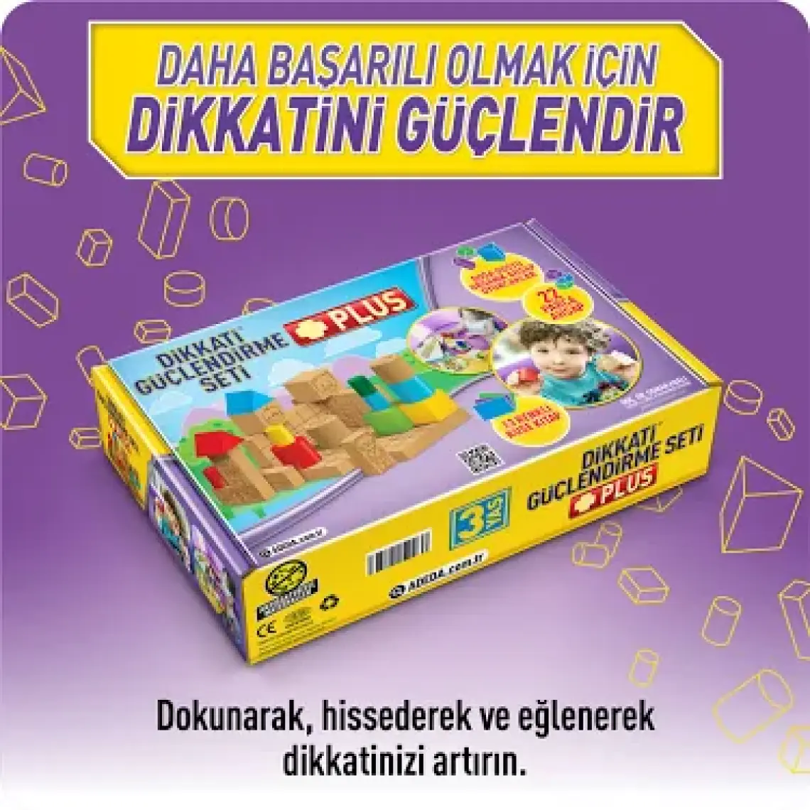 Adeda Yayıncılık Dikkati Güçlendirme Seti Plus 5 Yaş - 3 Kitap Takım