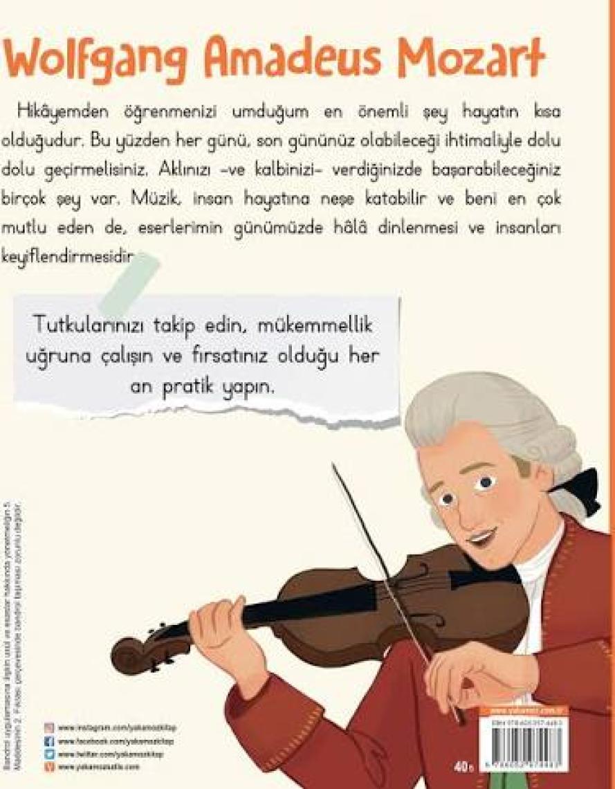 Ünlü Dahiler Serisi Wolfgang Amadeus Mozart - Igeo Studio
