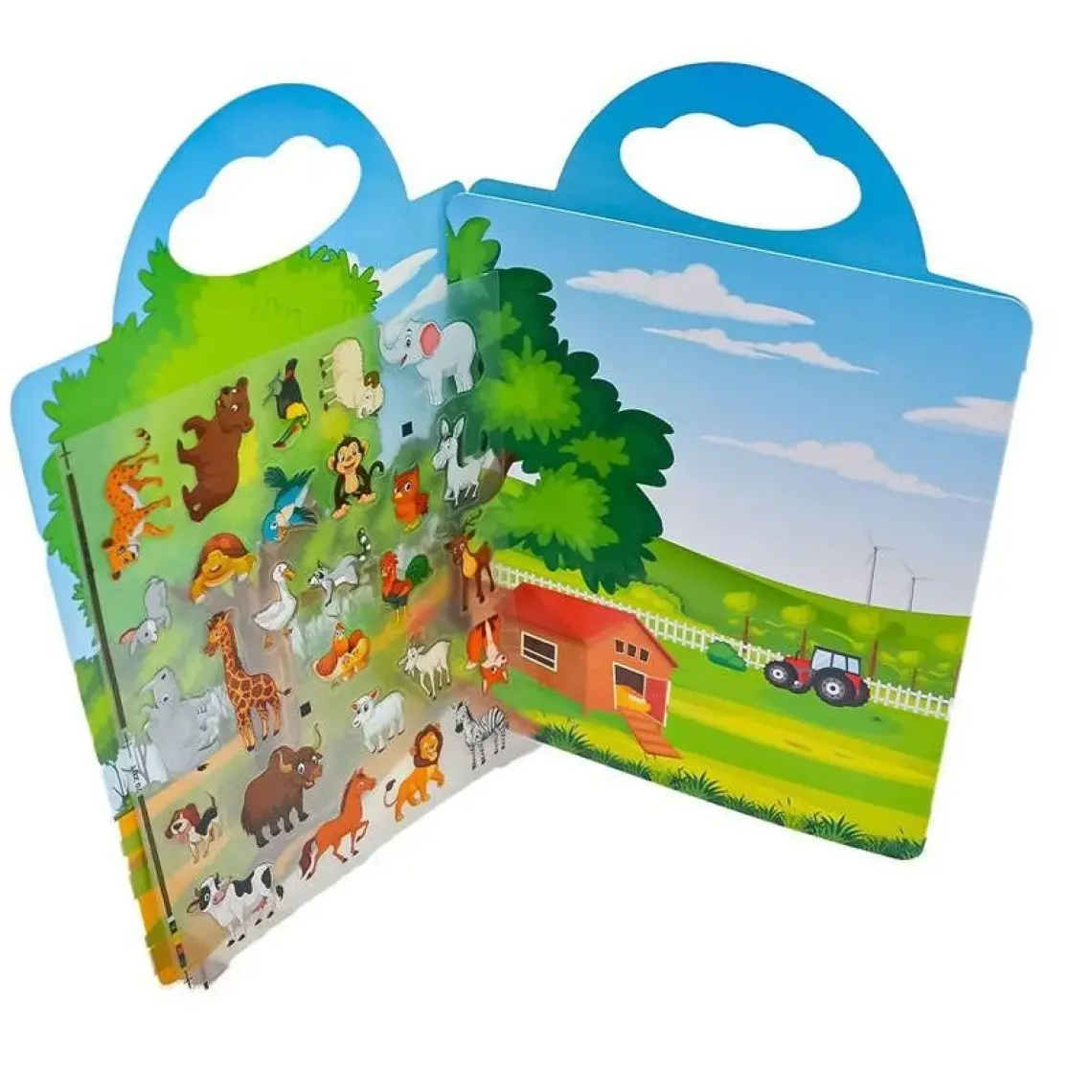 Gepettoys Bitmeyen Sticker Kitabım - Prensesler  (Tekrar Tekrar Kullanılabilir Stickerlar) Pedagog Onaylı