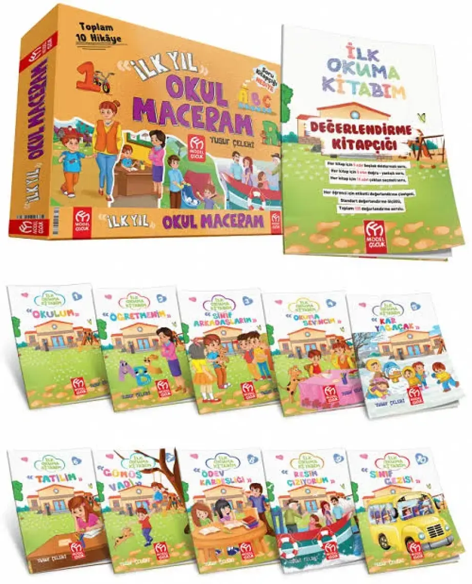 1. Sınıf Ilk Yıl Okul Maceram Hikaye Seti 10 Kitap