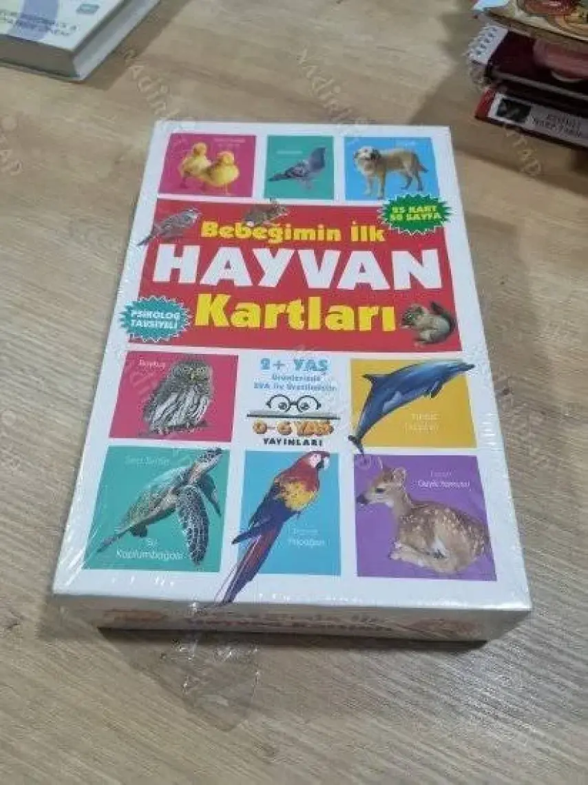 0-6 Yaş Yayınları Bebeğimin İlk Hayvan Kartları / 2+ Yaş -