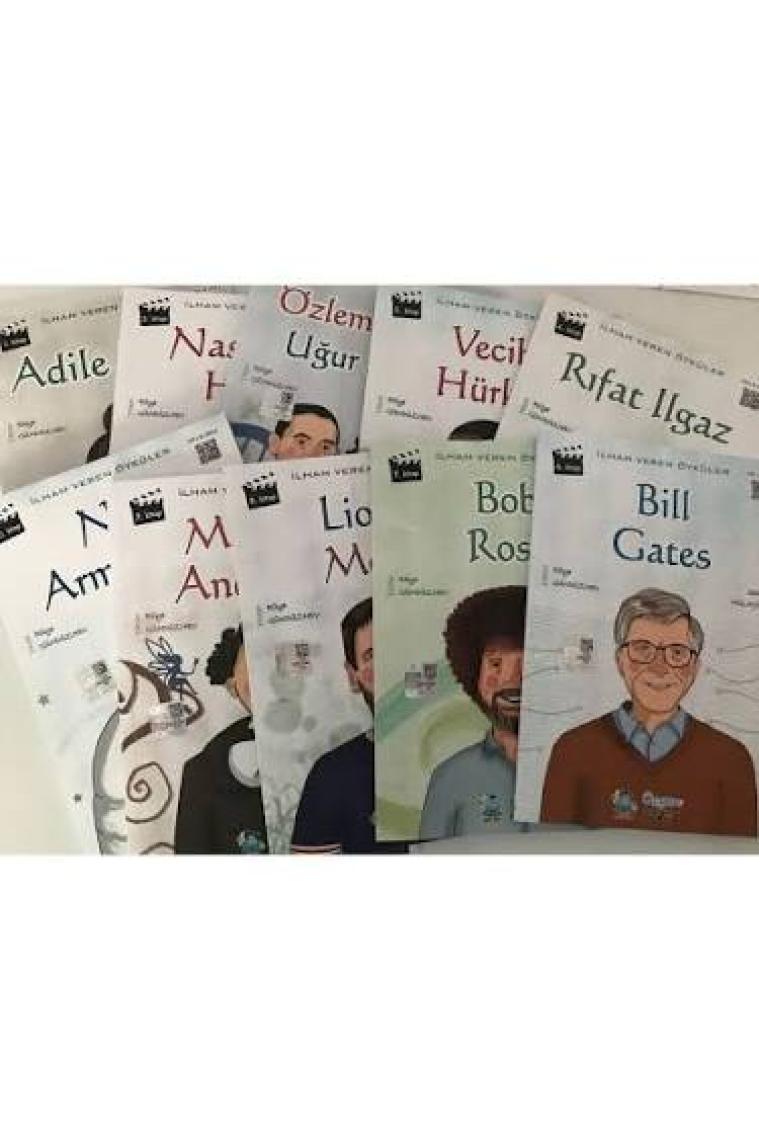 Üçgen Yayıncılık 4. Sınıf Hikaye Kitabı Seti Ilham Veren Öyküler Serisi 10 Kitap Set