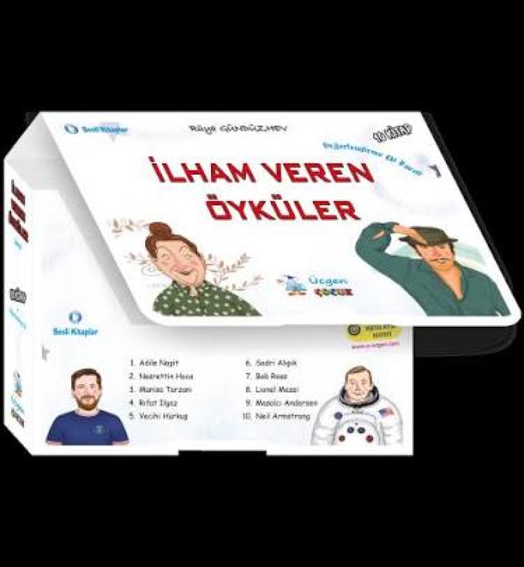 Üçgen Yayıncılık 4. Sınıf Hikaye Kitabı Seti Ilham Veren Öyküler Serisi 10 Kitap Set