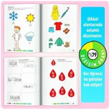 Adeda Yayıncılık Easy Dikkati Güçlendirme Seti 4-7 Yaş B Kitapçığı - Osman Abalı