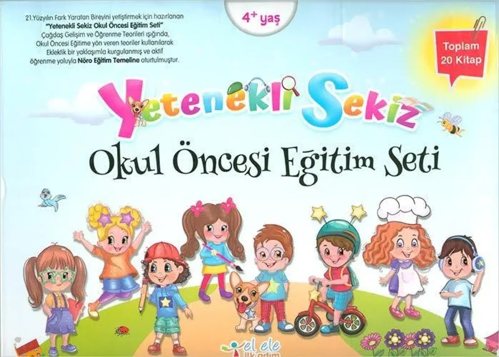 Yetenekli Sekiz 4+ Yaş Full Set (20 Kitap)