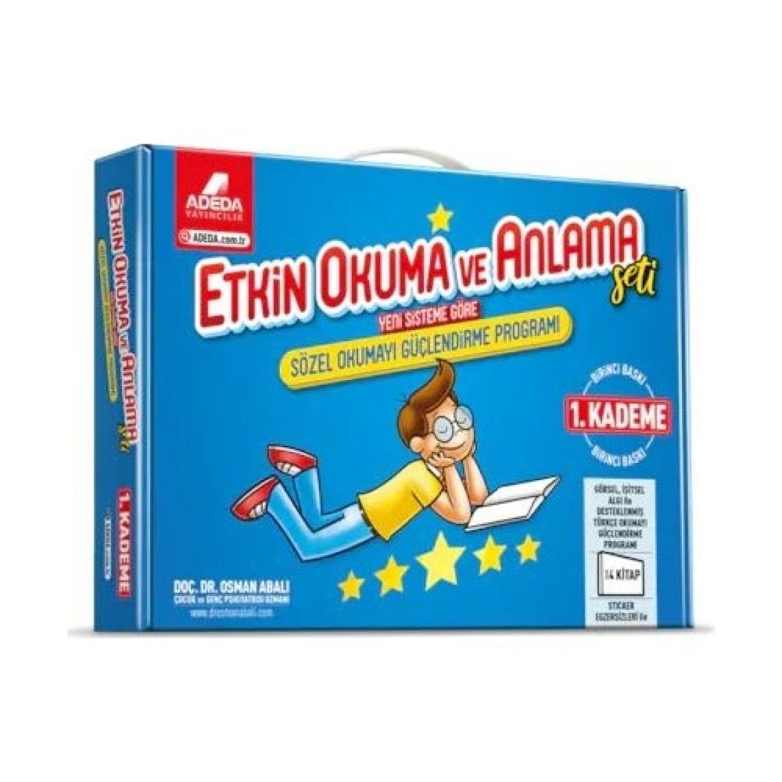 Adeda Yayıncılık Adeda Etkin Okuma ve Anlama / Okumayı Güçlendirme Seti 1. Kademe 6-7 Yaş - Osman Abalı
