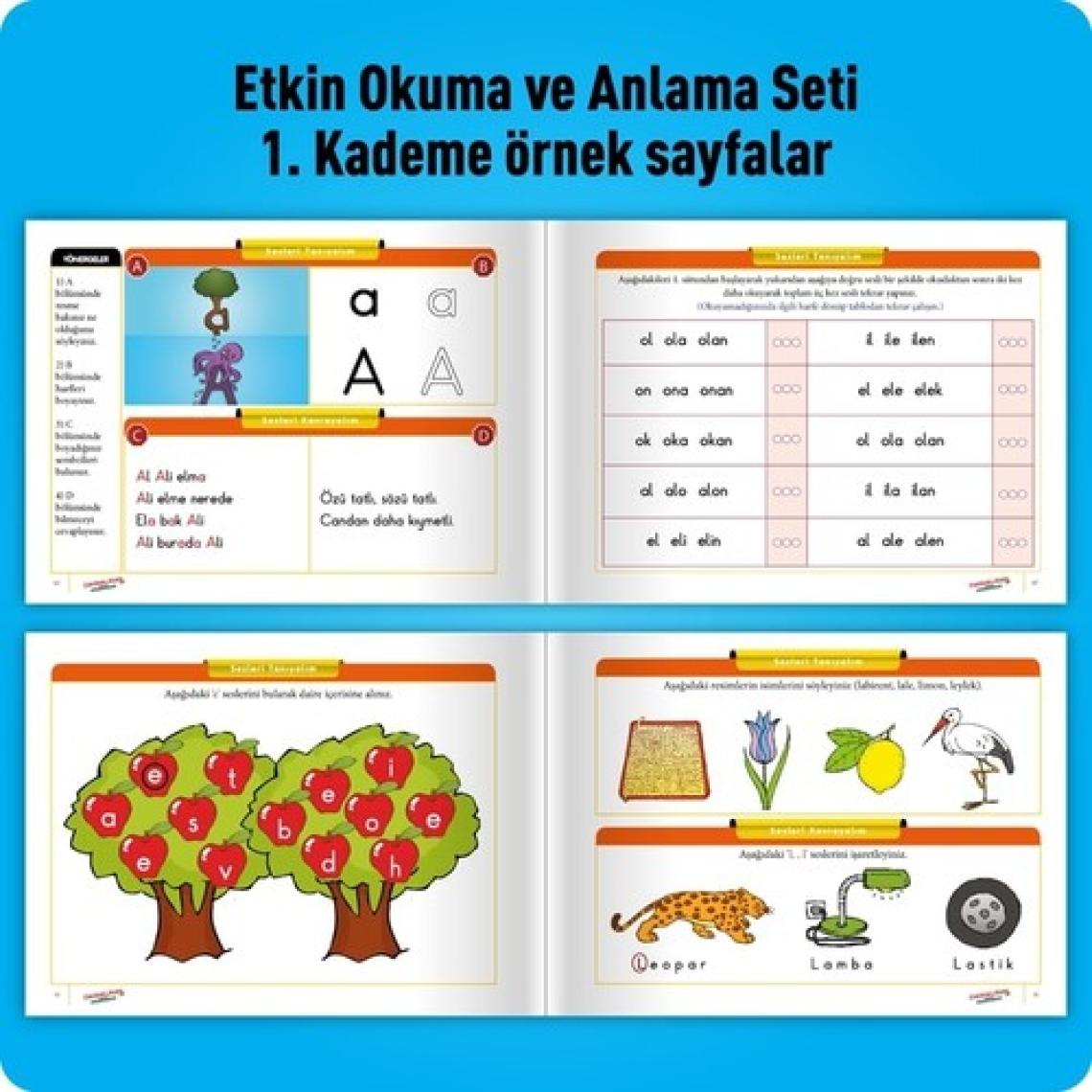 Adeda Yayıncılık Adeda Etkin Okuma ve Anlama / Okumayı Güçlendirme Seti 1. Kademe 6-7 Yaş - Osman Abalı