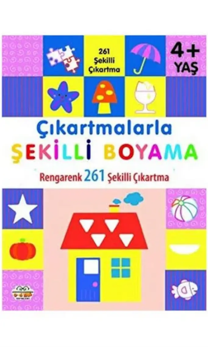 0-6 Yaş Yayınları Çıkartmalarla Şekilli Boyama – 4 Yaş Üstü