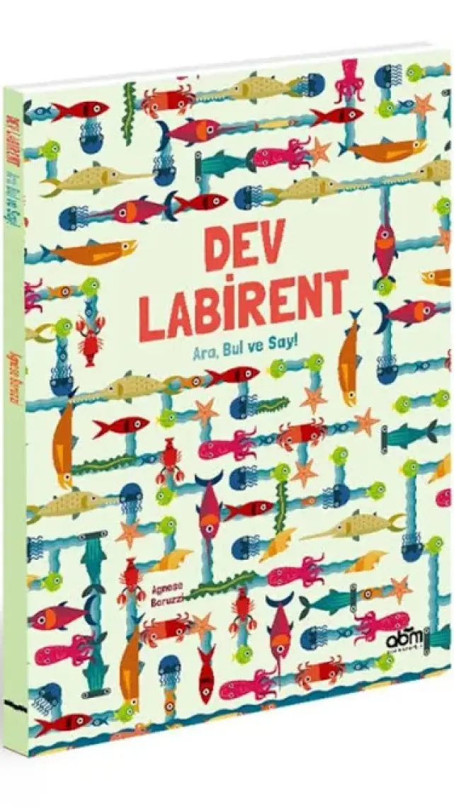 Dev Labirent - Ara Bul Say - Çocuklar Için Eğitici Ve Öğretici Kitap
