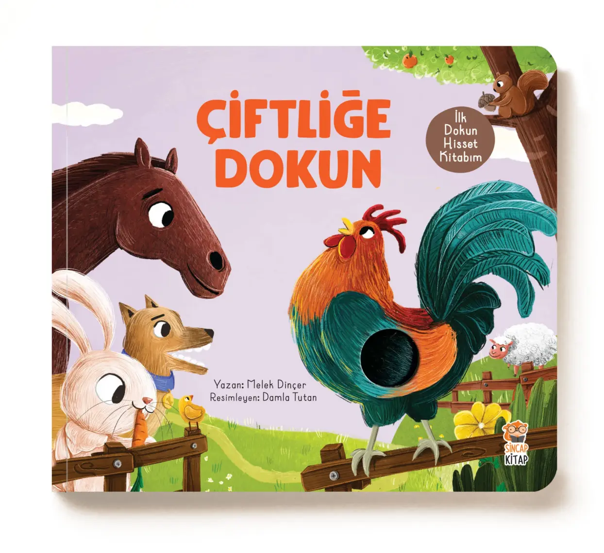 İlk Dokun Hisset Kitabım: Çiftliğe Dokun - Melek Dinçer