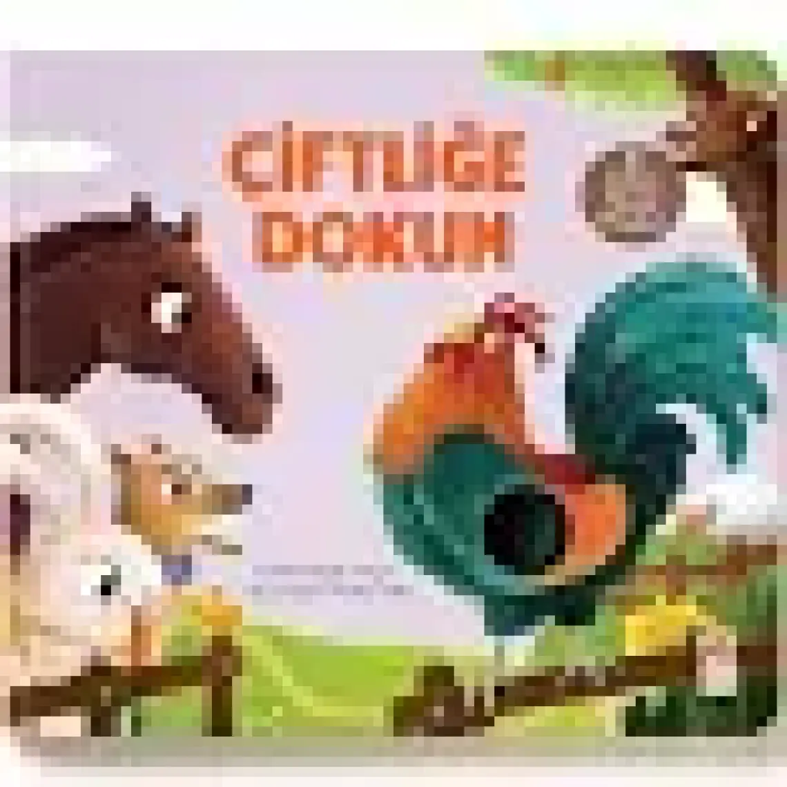 İlk Dokun Hisset Kitabım: Çiftliğe Dokun - Melek Dinçer