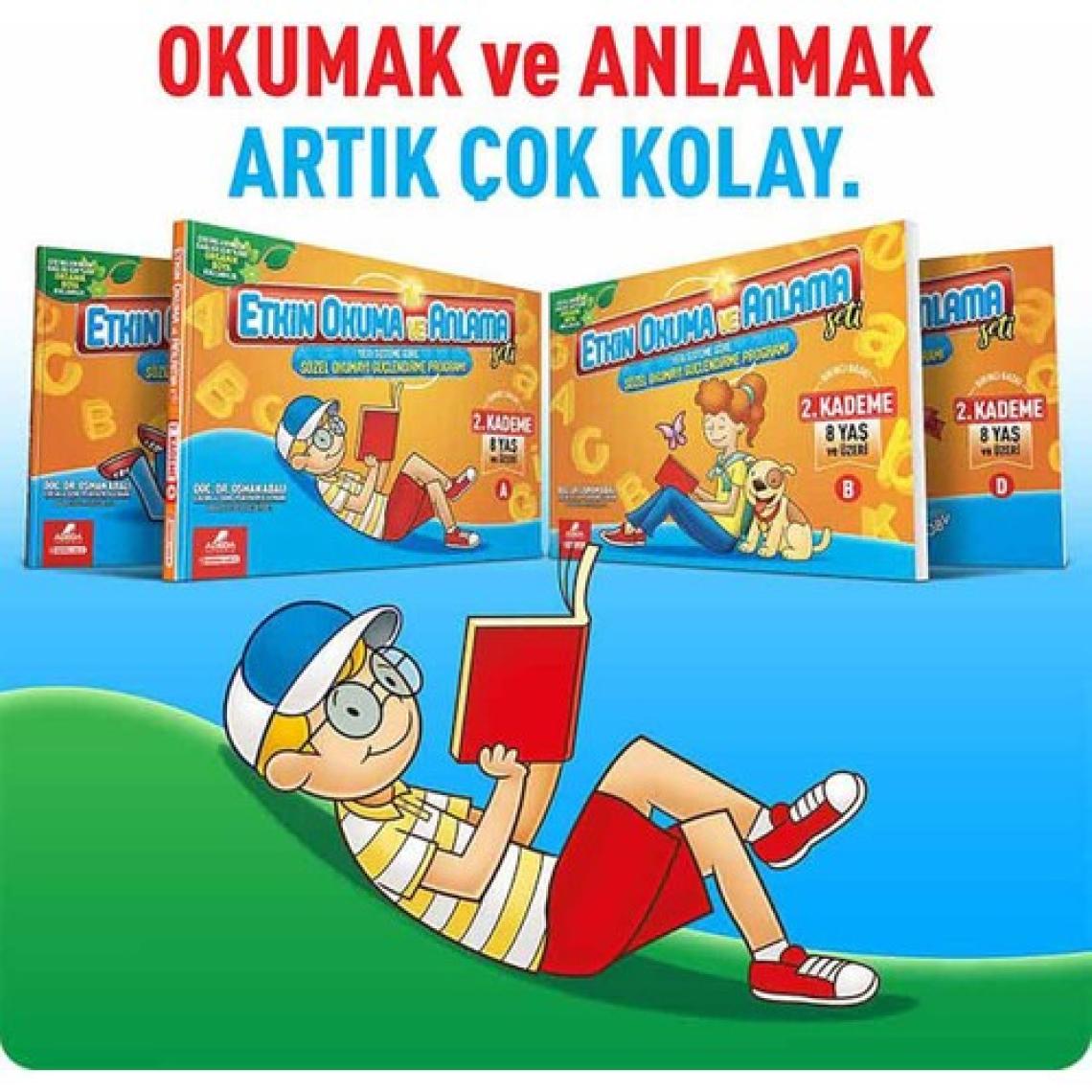 Adeda Yayıncılık Etkin Okuma ve Anlama Seti  2.kademe- (+ 8  Yaş)