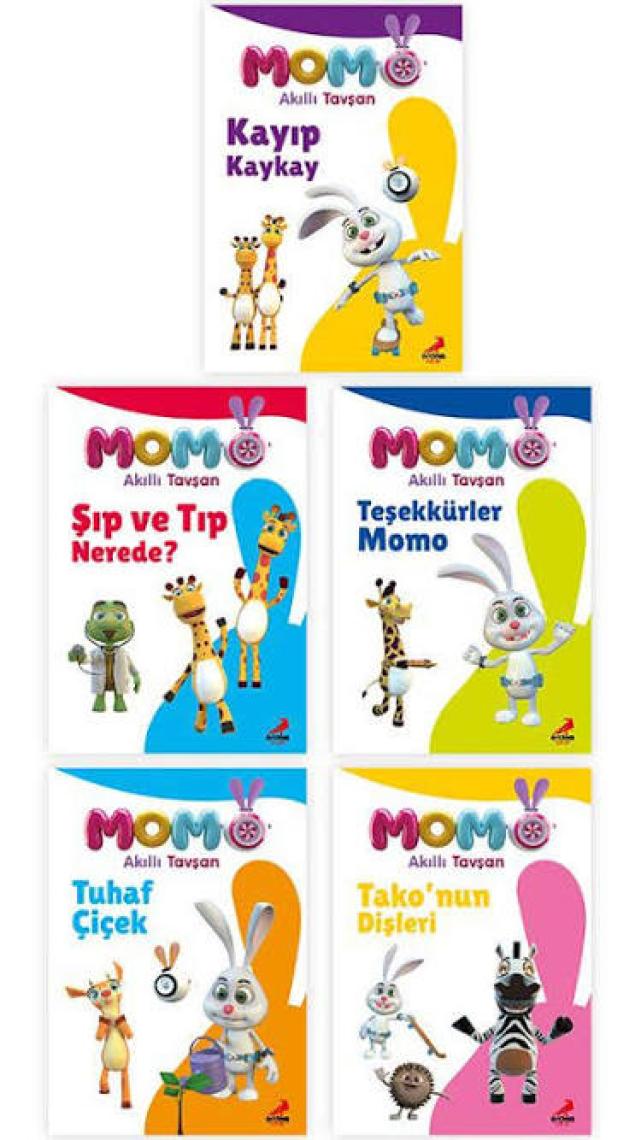 Momo Akıllı Tavşan Dizisi - 5 Kitap Set