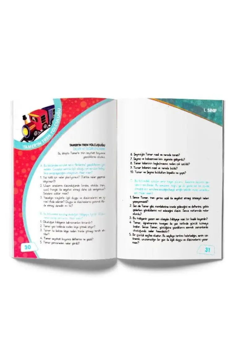 Çocuk Gezegeni 1. Sınıf Ölçme ve Değerlendirmeli Okuma Seti - 10 Kitap