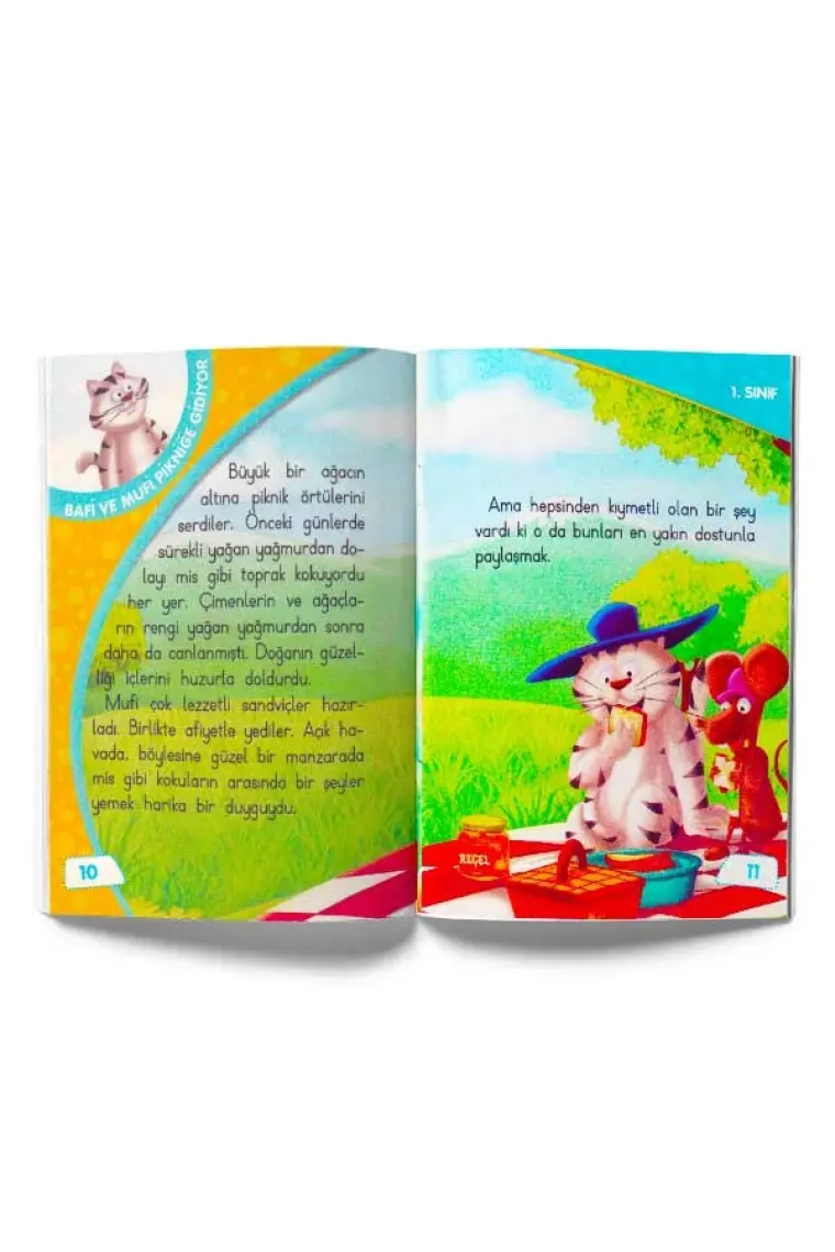 Çocuk Gezegeni 1. Sınıf Ölçme ve Değerlendirmeli Okuma Seti - 10 Kitap