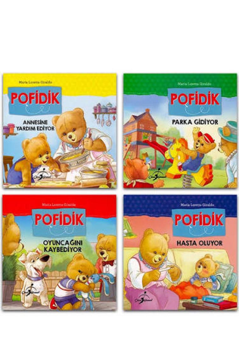 Pofidik Çocuklar Için Hikaye Seti 4 Kitap 128 Sayfa
