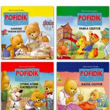 Pofidik Çocuklar Için Hikaye Seti 4 Kitap 128 Sayfa