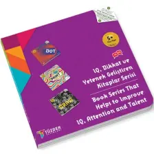 IQ Dİkkat ve Yetenek Geliştiren Kitaplar Serisi Level 1 (3 Kitap Takım) 5+ Yaş