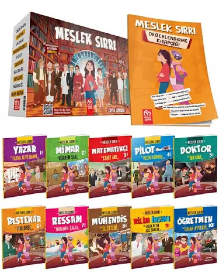 Model Eğitim Yayıncılık 9-12 Yaş Arası Çocuklar İçin 'Meslek Sırrı' Hikaye Seti - Ciltli Özel Koleksiyon