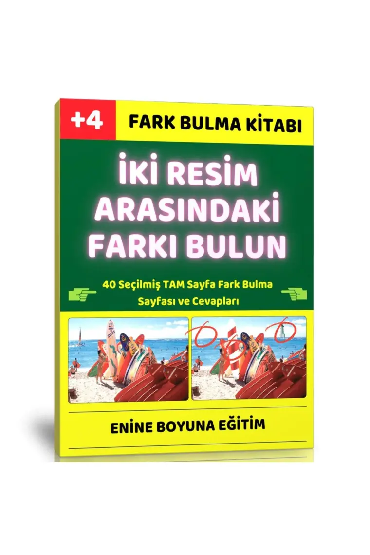 Tam Sayfa Fark Bulma Kitabı