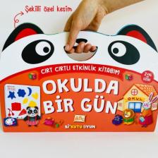 Cırt Cırtlı Etkinlik Kitabım - Okulda Bir Gün (2+ Yaş)
