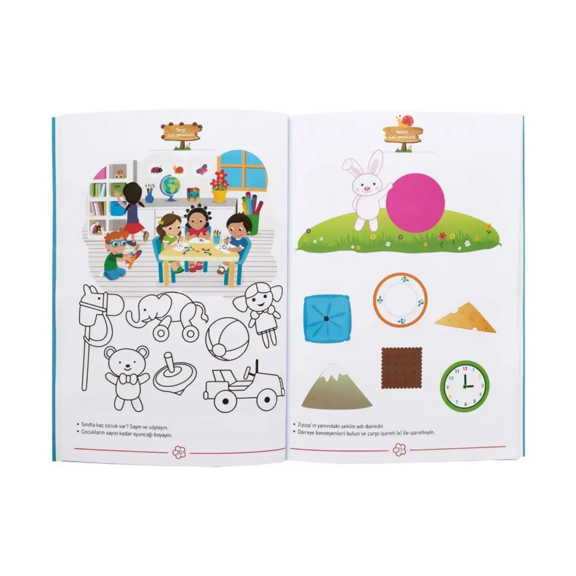 2+ Yaş Zihinsel Gelişim Etkinlikleri – Seviye 1