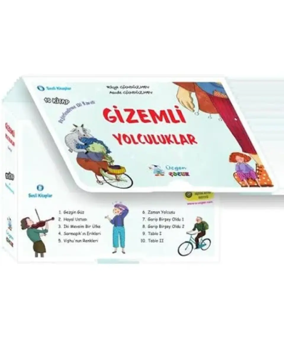 4. Sınıf Hikaye Kitabı Seti Gizemli Yolculuklar Serisi 10 Kitap Üçgen Çocuk